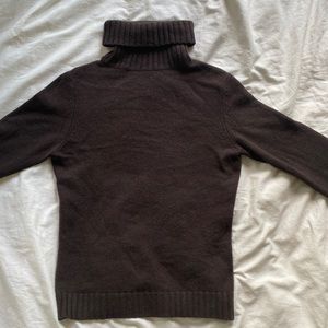 Brown Turtleneck | 100% Cashmere | XS